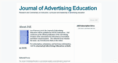 Desktop Screenshot of journalofadvertisingeducation.org